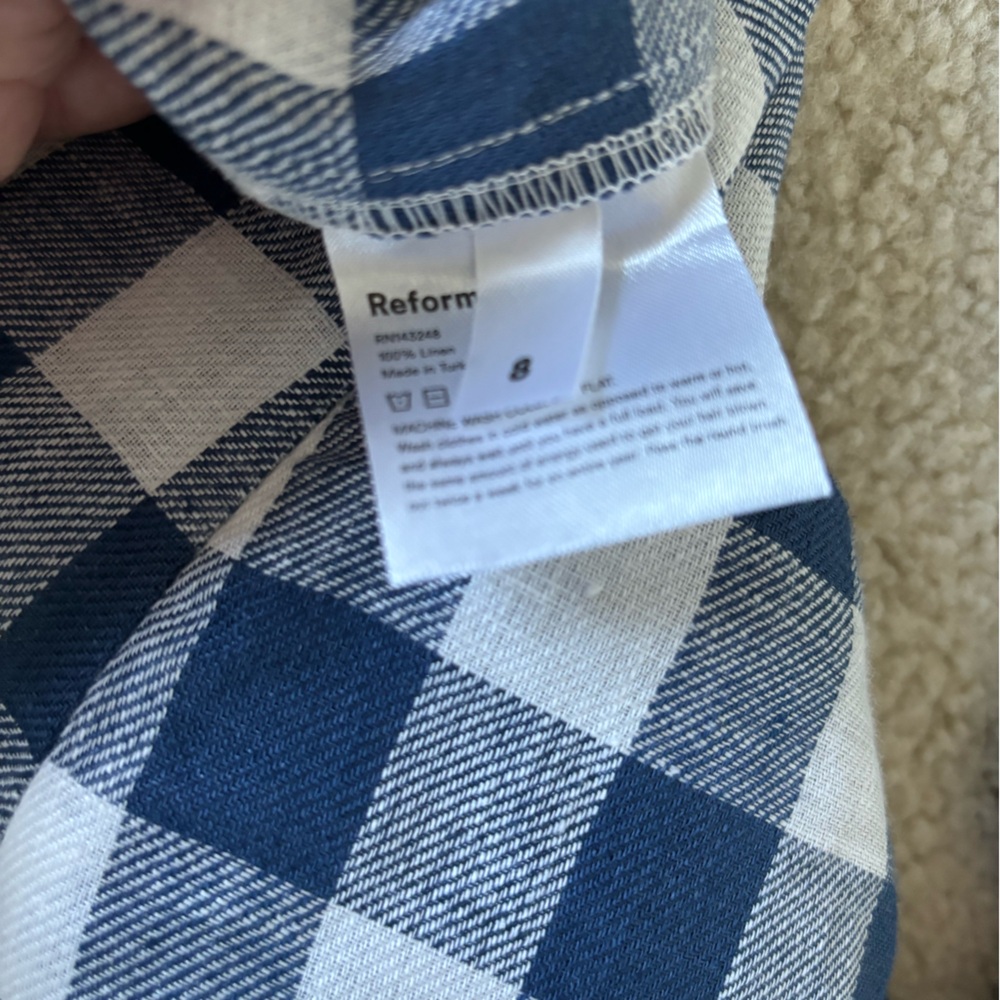 Reformation linen wide leg pants NWOT - Picture 2 of 2